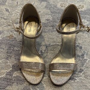Michael Kors Women's Glittering Gold Heels